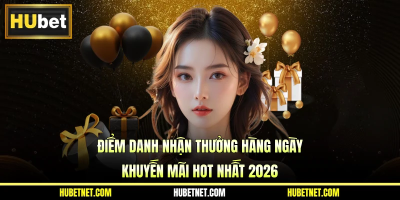 Điểm danh nhận thưởng hàng ngày - Khuyến mãi hot 2026