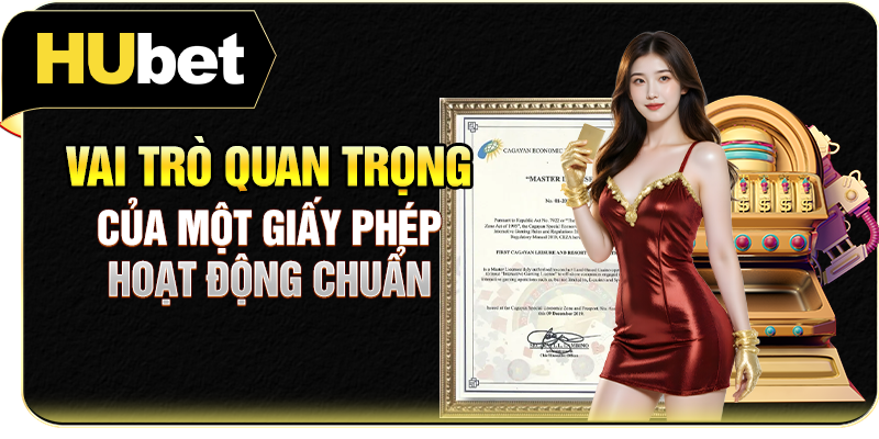 Vai trò quan trọng của một giấy phép hoạt động chuẩn
